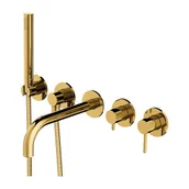 Baterie podtynkowe - Omnires Y1237/1GL Y1237/1GL Y bateria wannowa 5-otworowa podtynkowa z$944oty - miniaturka - grafika 1