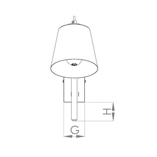 Kinkiet Lacey, 1-pkt., czarny, drewniane detale - Lampy ścienne - miniaturka - grafika 3