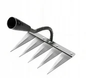 Grabie i motyki - GRABIE DO ODCHWASZCZANIA PIELENIA OGRODU STALOWE MOCNE NARZĘDZIE PRAKTYCZNE - miniaturka - grafika 1