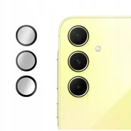 Szkła hartowane na telefon - 9H Szkło Do Samsung Galaxy A35 5G I A55 5G I M35 5G Tylny Aparat 3D Czarne Szkiełko Ochronne Szybka Hartowana Na Ekran - miniaturka - grafika 1