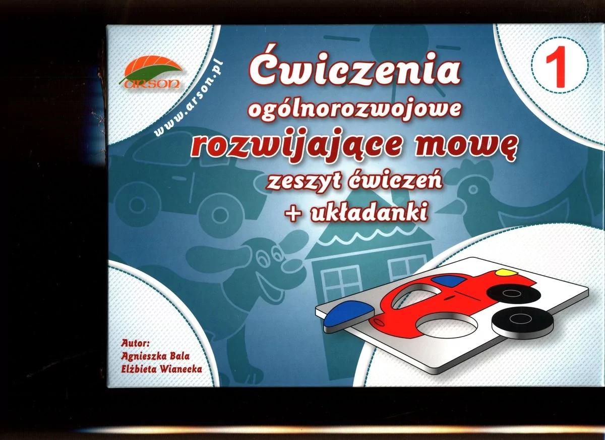 Ćwiczenia ogólnorozwojowe rozwijające mowę - Zeszyt 1 + układanki