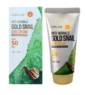 LEBELAGE Krem do twarzy SPF 50+ przeciwzmarszczkowy - Ślimak 70 ml - Kremy do twarzy - miniaturka - grafika 1