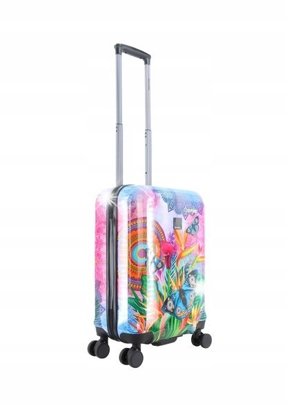 Walizka kabinowa Saxoline Butterfly Natur 55 cm