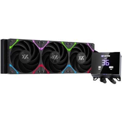 Chłodzenie wodne XYZ HydroTemp 360 ARGB Czarny X-WC-HYDROTEMP-360B