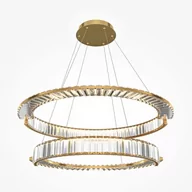 Lampy sufitowe - Krone LED lampa wisząca 2-punktowa złota P097PL-L90G4K - miniaturka - grafika 1