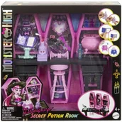 Lalki dla dziewczynek - Zestaw akcesoriów MONSTER HIGH Sekretny Pokój Eliksirów Draculaury JBF15 - miniaturka - grafika 1