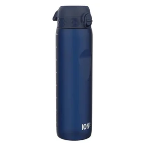 ION8 Granatowa butelka na wodę z miarką motywacyjną 1000 ml - Butelki filtrujące - miniaturka - grafika 1