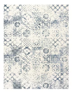 Dywan Siena Ivory Blue do salonu - nowoczesny, 160x230, do sypialni, vintage - Dywany - miniaturka - grafika 1