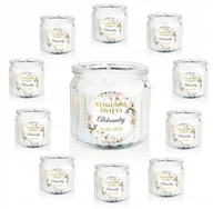 Świece - 10 szt. Świeczka Podziękowanie KOMUNIA Świeca / - miniaturka - grafika 1