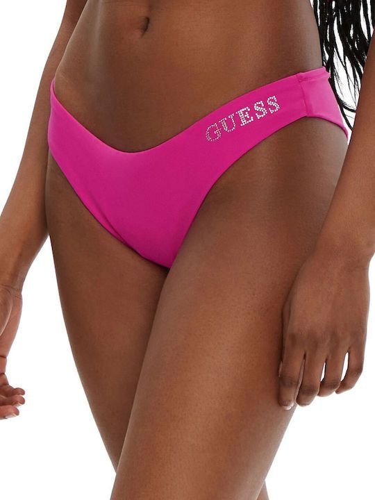 costume mare i piscina donna guess e4go02ly00k pink