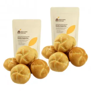 Naturalnie Zdrowe Mieszanka do wypieku bułek kajzerek 100% orkiszowa Zestaw 2 x 500 g - Ciasta i półprodukty do ciast - miniaturka - grafika 1