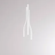 Lampy sufitowe - Molto Luce Lampa wisząca Algae M, biały / opal, salon / jadalnia, aluminium, nowoczesny - miniaturka - grafika 1