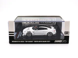 INNO64 Nissan GT-R (R35) Top Secret Tokyo Auto Salon 2021 - Samochody i pojazdy dla dzieci - miniaturka - grafika 1