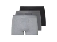 Majtki męskie - esmara Men Bokserki męskie z bawełną, 3 pary (Czarny/ ciemnoszary/ szary, 5/M) - miniaturka - grafika 1