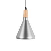 Lampy sufitowe - Beliani Lampa wisząca srebrna ARDA - miniaturka - grafika 1