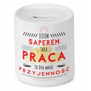 Skarbonka Dla Sapera na Urodziny na Prezent z Nadrukiem ze Zdjęciem - Skarbonki - miniaturka - grafika 1