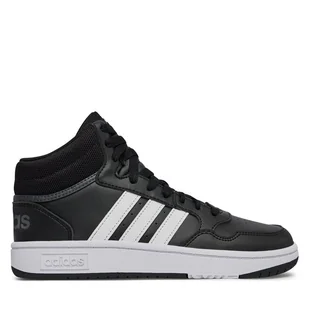 Sneakersy adidas Hoops 3.0 Mid K GW0402 Czarny - Buty dla chłopców - miniaturka - grafika 1