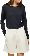 Swetry damskie - Pepe Jeans Damski sweter Tru Boat Neck, Niebieski (Dulwich), L - miniaturka - grafika 1