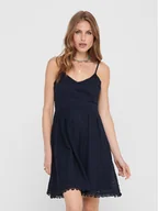 Sukienki - ONLY Sukienka koktajlowa 15204799 Granatowy Regular Fit - miniaturka - grafika 1