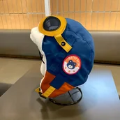 Czapki dla dzieci - TEMU Zimowe czapki pilotki, ciepła i wiatroodporna ochrona uszu dla starszych dzieci, idealne na aktywności na świeżym powietrzu jesienią i zimą - miniaturka - grafika 1