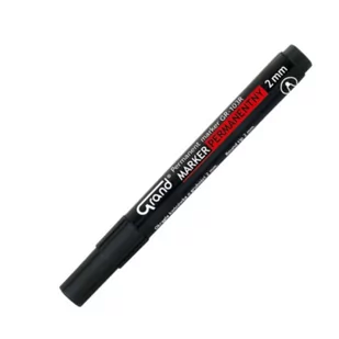 KW Trade Marker permanentny czarny okrągła końcówka - Przybory szkolne - miniaturka - grafika 1