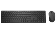 Zestawy myszka + klawiatura - Dell Pro Keyboard and Mouse KM5221W Wireless, Wireless (2.4 GHz), Batteries included, Estonian (QWERTY), Black - miniaturka - grafika 1