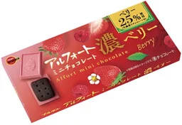 Herbatniki z czekoladą Alfort Mini Rich Berries 60g - Bourbon - Kuchnie świata - miniaturka - grafika 1