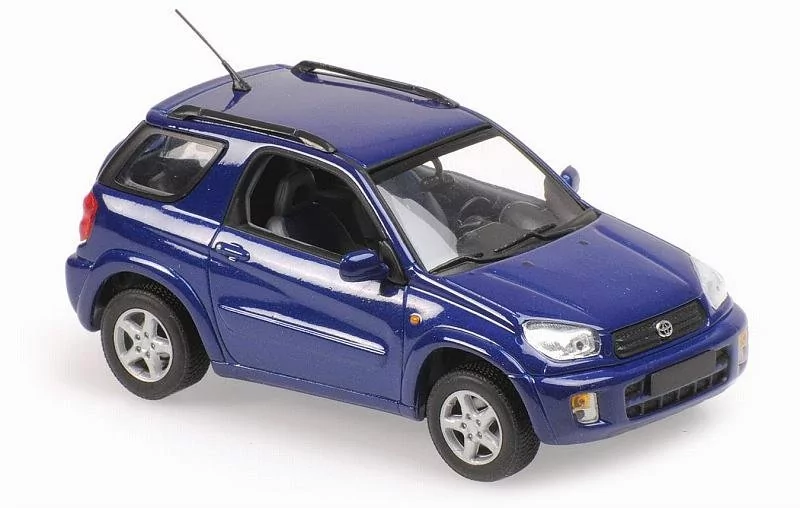 Minichamps Toyota Rav 4 2000 Dark Blue Metall 1:43 940166000