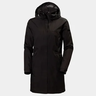 Damska Kurtka przejściowa HELLY HANSEN W ADEN LONG COAT 62648_990 – Czarny - Kurtki damskie - miniaturka - grafika 1
