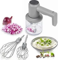 Blendery ręczne - Blender ADE Wielofunkcyjny mikser bezprzewodowy ADE, ładowany przez USB, 6916 cm, szary - miniaturka - grafika 1