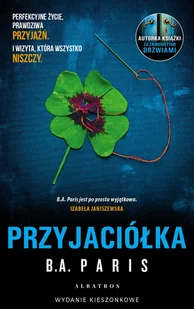 Przyjaciółka wydanie pocketowe - B. A. Paris - książka - Thrillery - miniaturka - grafika 1