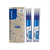 Wkłady do długopisów - 6x Wymazywalny wkład PILOT Frixion 0,7 niebieski - miniaturka - grafika 1