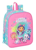 Plecaki szkolne i tornistry - Safta GABBY'S DOLLHOUSE CONFETTI plecak dziecięcy, plecak dziecięcy, plecak szkolny, odpowiedni do wózka, idealny do przedszkola, wygodny i wszechstronny, jakość i wytrzymałość, 22 x 10 x 27 cm - miniaturka - grafika 1