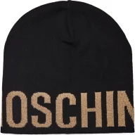 Czapki damskie - Moschino Wełniana czapka - miniaturka - grafika 1