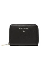 Portfele - Patrizia Pepe Duży Portfel Damski CQ8512/L001 K103 Czarny - miniaturka - grafika 1