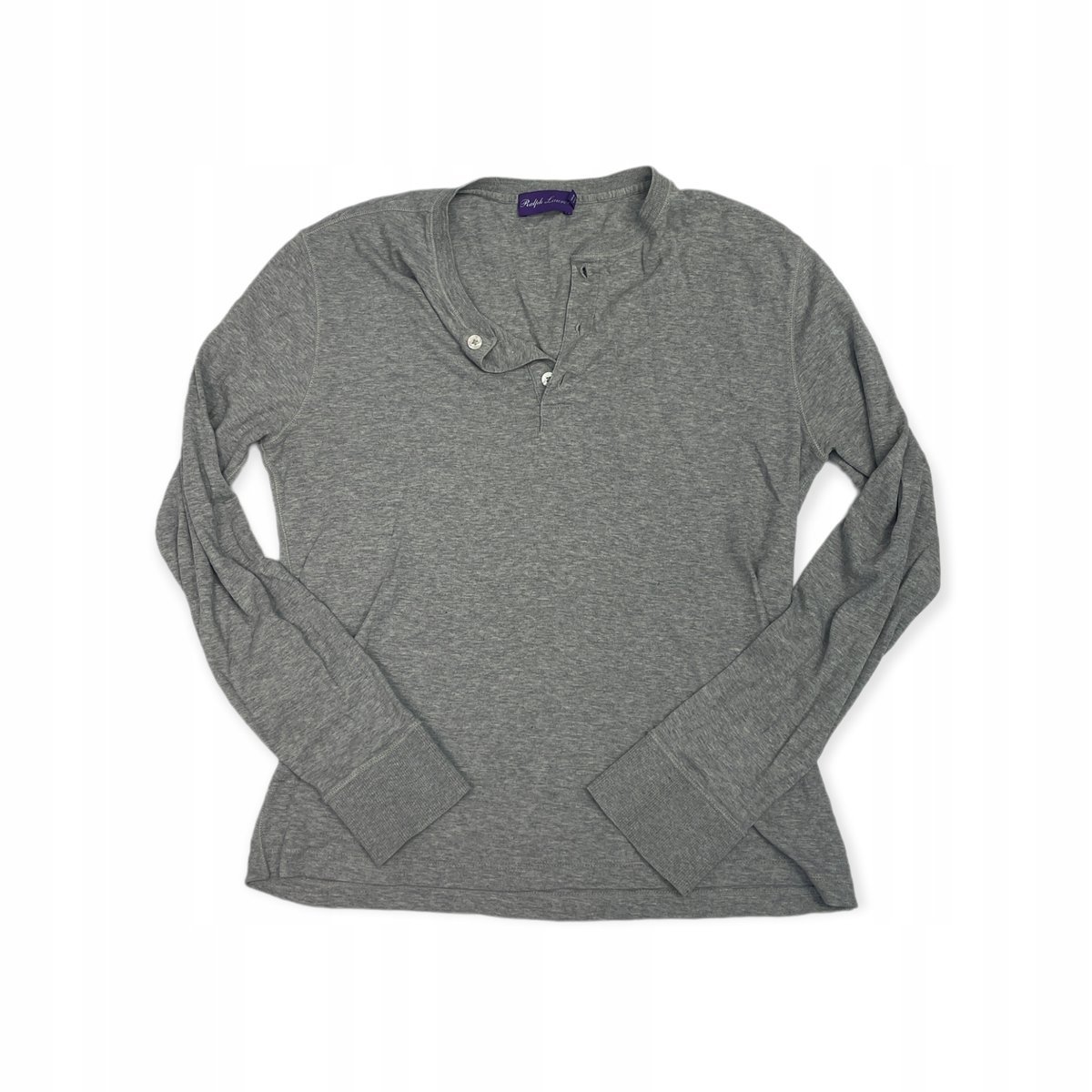 Szara bluzka damska długi rękaw LAUREN RALPH M