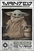 Plakaty - Star Wars The Mandalorian Yoda Wanted - plakat - miniaturka - grafika 1