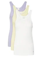 Koszulki i topy damskie - Calvin Klein Underwear Komplet 3 topów LV00QS7493 Kolorowy Regular Fit - miniaturka - grafika 1