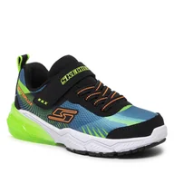 Sneakersy damskie - SKECHERS Sneakersy Kodron 403728L/BLLM Blue/Lime - miniaturka - grafika 1