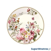 Pozostałe akcesoria barmańskie - Nuova Cer Talerz deserowy 19cm R2S Blooming Opulence biały 1358 BLOC - miniaturka - grafika 1