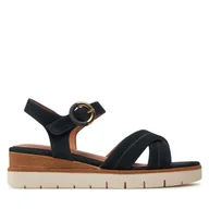 Sandały damskie - Sandały Tamaris 1-28202-42 Granatowy - miniaturka - grafika 1