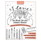 Pozostałe książki - I Love Lettering - Der Block für alle Schnell-Starter: Das Handlettering-Buch zum direkt Loslegen - miniaturka - grafika 1