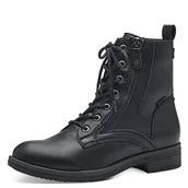 Botki damskie - Tamaris Damskie botki 1-1-25107-41, czarny, 36 EU - miniaturka - grafika 1