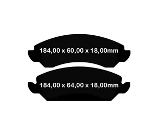 Przednie klocki Ultimax2 + NACINANE tarcze hamulcowe 330mm EBC seria USR Cadillac Escalade AWD 2009-2020 - Tarcze hamulcowe - miniaturka - grafika 13