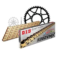 Części motocyklowe - Zestaw łańcuchów DID stal 520ZVM-X / 102 Endless do Aprilia SX 125 ccm rok prod. 2009-2014 - miniaturka - grafika 1