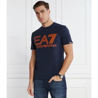 Koszulki męskie - EA7 T-shirt | Regular Fit - grafika 1