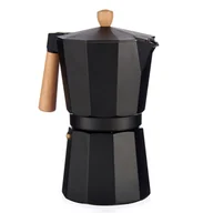 Zaparzacze i kawiarki - Kawiarka aluminiowa z drewnianym uchwytem - miniaturka - grafika 1