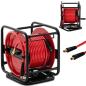 Akcesoria pneumatyczne - MSW Wąż ciśnieniowy - zwijacz - 30 m + 1,2 m - MSW - MSW-HR30P 4250928690180 - miniaturka - grafika 1