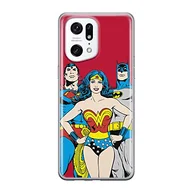 Etui i futerały do telefonów - Etui Liga Sprawiedliwości 003 DC Nadruk pełny Czerwony Producent: OPPO, Model: FIND X5 PRO - miniaturka - grafika 1