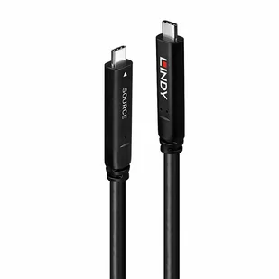 Lindy 43393 kabel USB USB 3.2 Gen 1 (3.1 Gen 1) 8 m USB C Czarny - Kable komputerowe i do monitorów - miniaturka - grafika 1